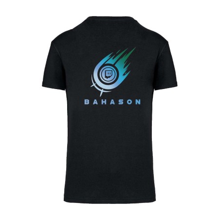 T-Shirt Bahason noir col rond
