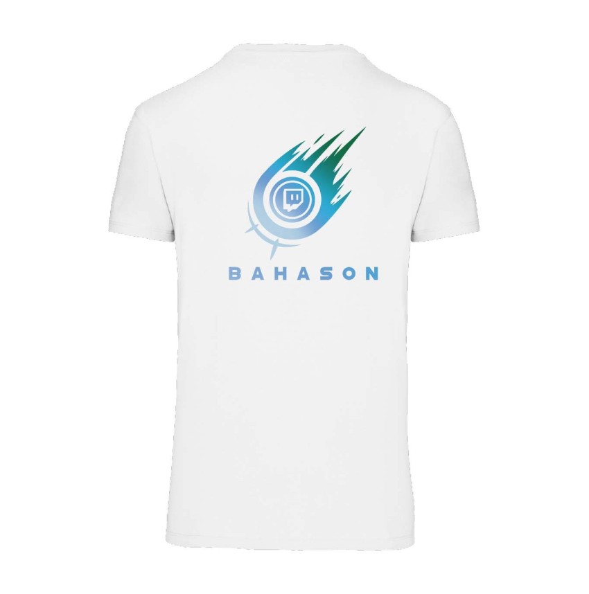 T-Shirt Bahason Blanc Col Rond